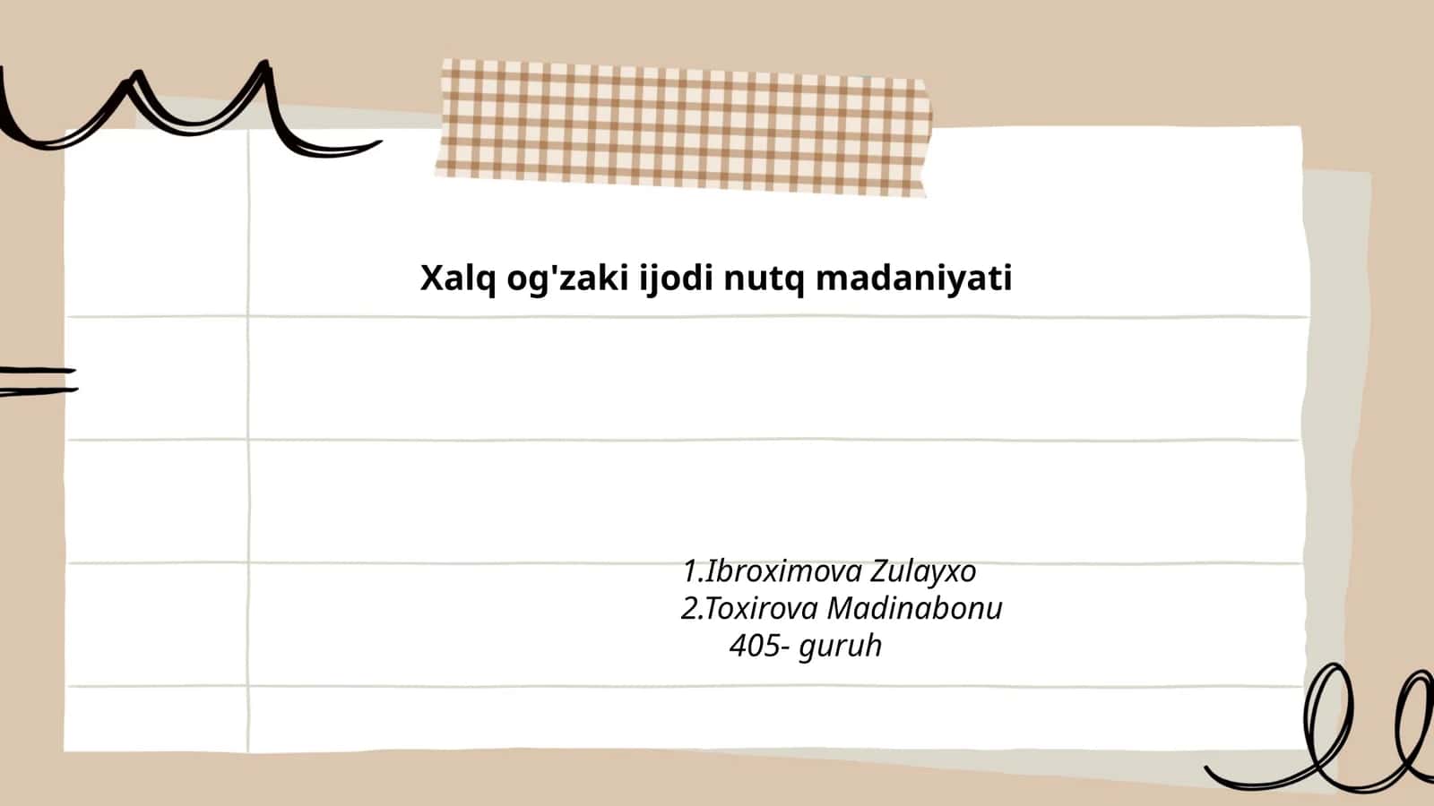 Xalq og'zaki ijodi nutq madaniyati