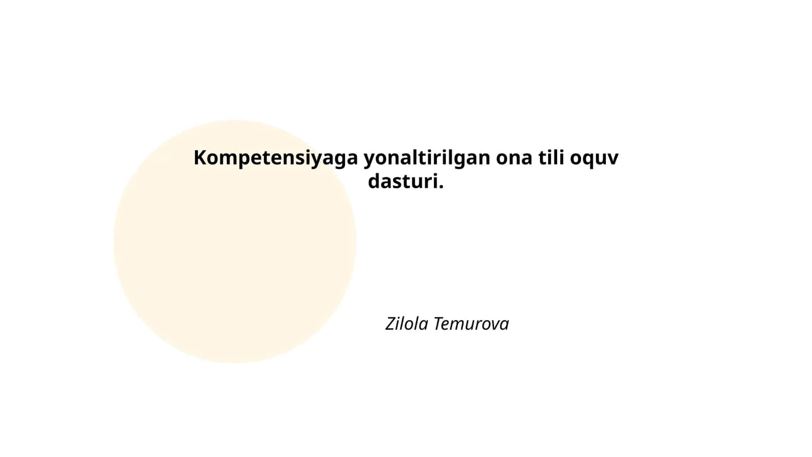 Kompetensiyaga yonaltirilgan ona tili oquv dasturi