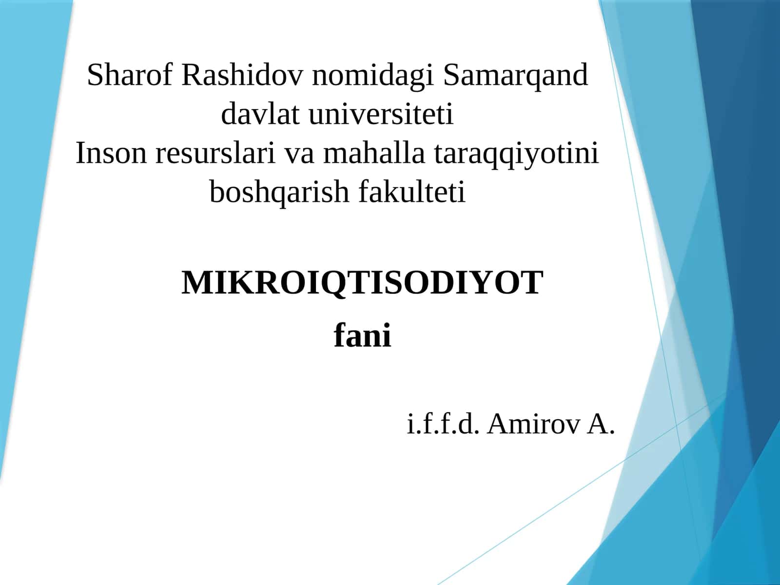 MIKROIQTISODIYОT