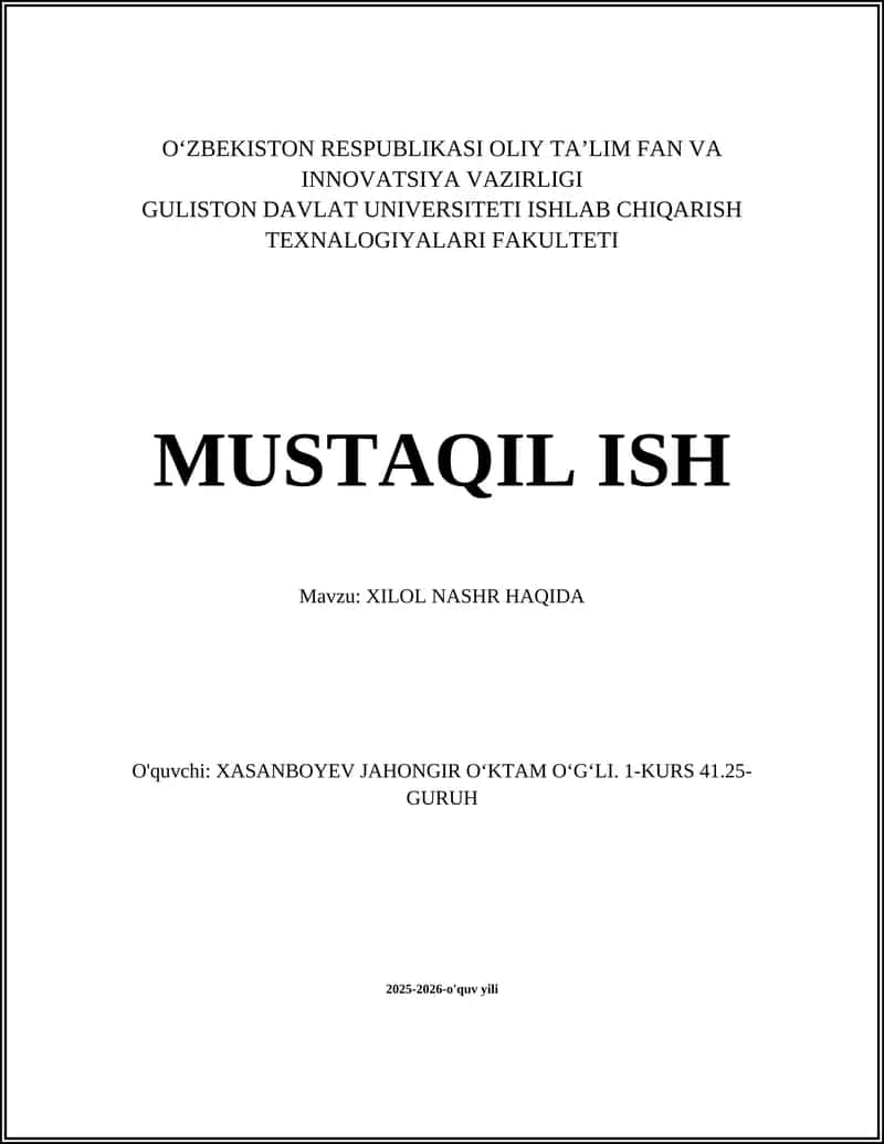 Xilol Nashr