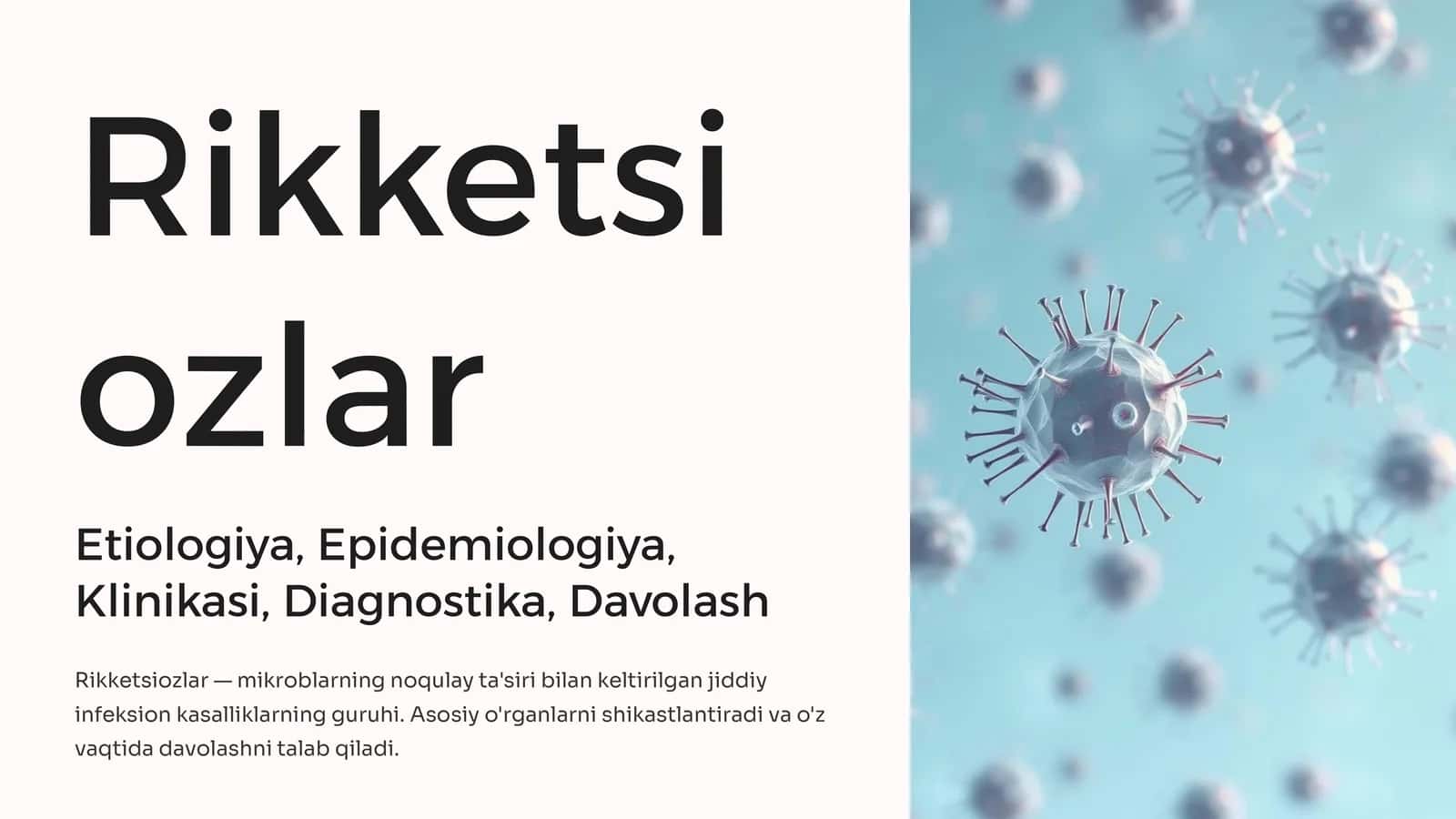 Rikketsiozlar