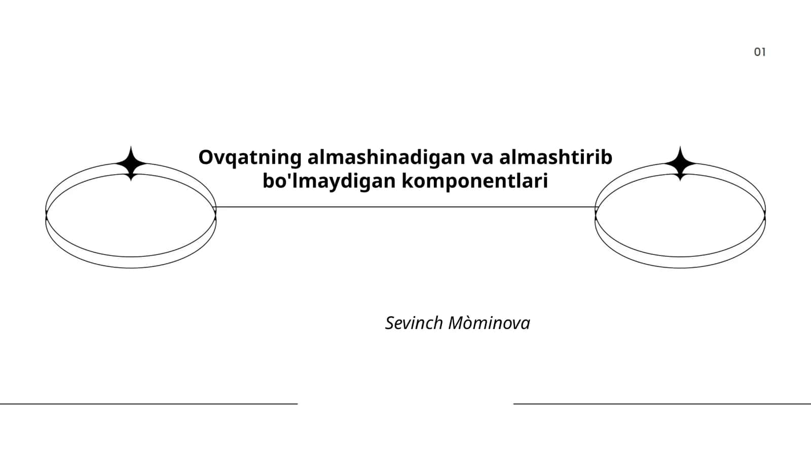 Ovqatning ozuqaviy tarkibi