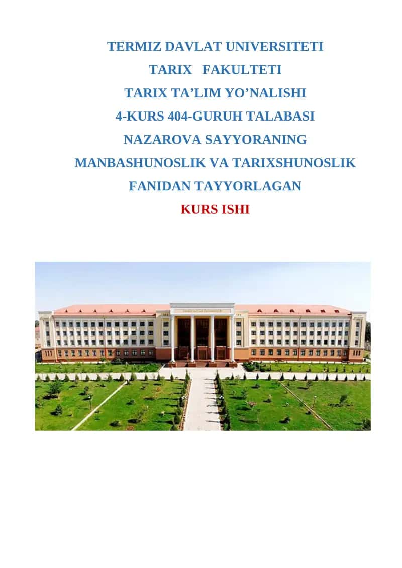 ISLOM KARIMOV ASARLARI MUSTAQIL O’ZBEKISTONNING ILMIY NAZARIY USLUBITY ASOSLARI