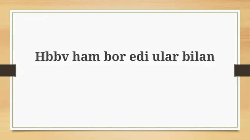 HBBV ta'rifi