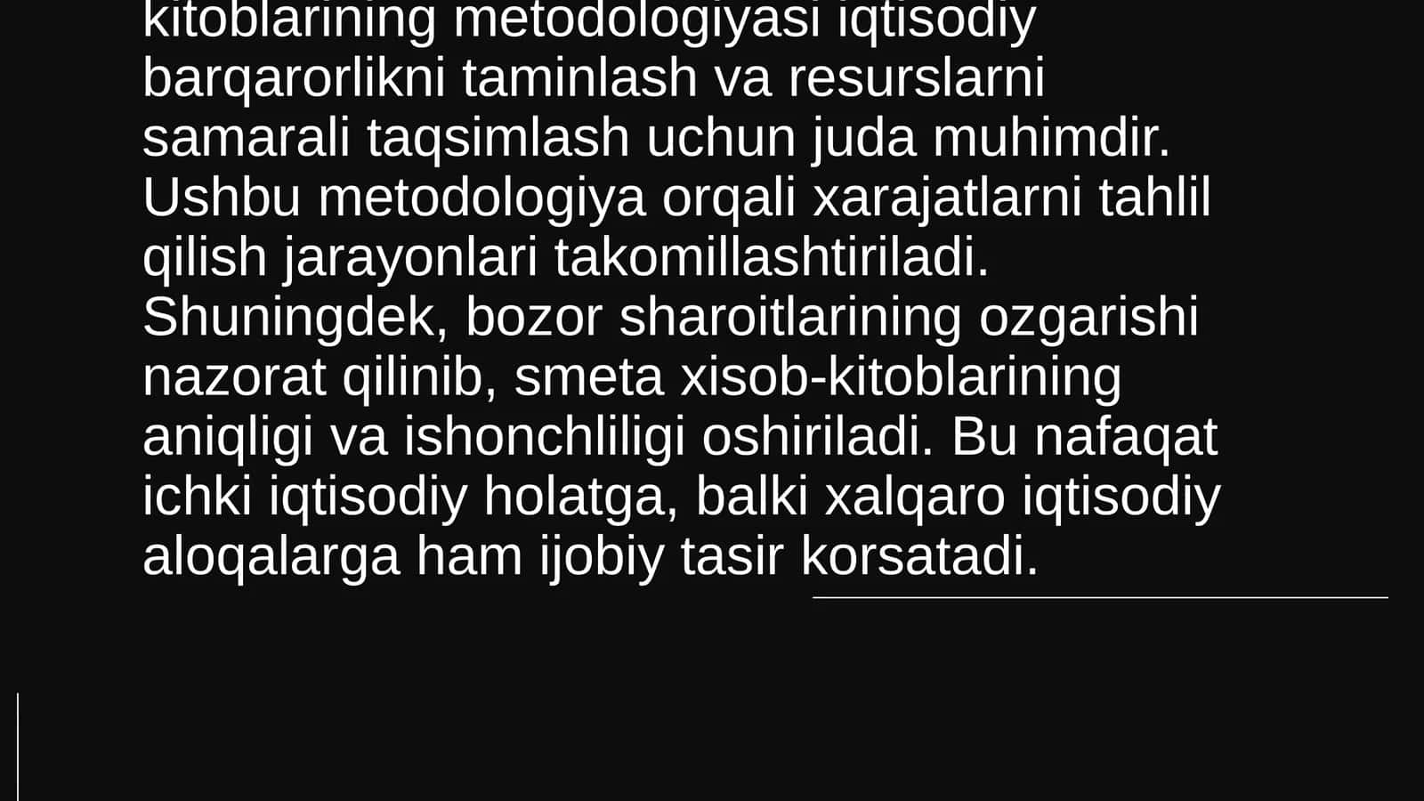 UPSS stavkalari bo‘yicha smeta xisob-kitoblarining metodologiyasi
