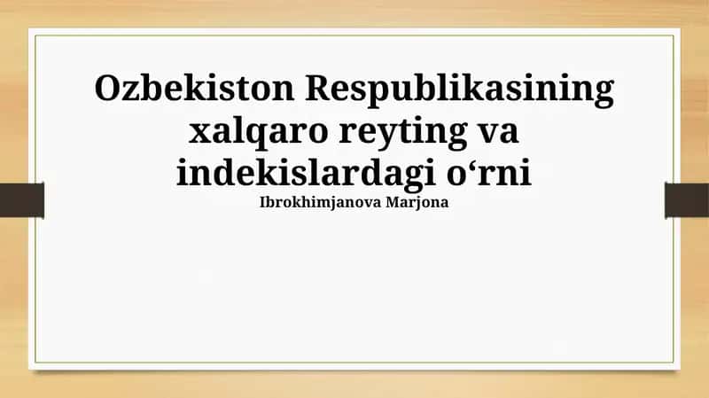Qishloq xoʻjaligi va oziq-ovqat xavfsizligi