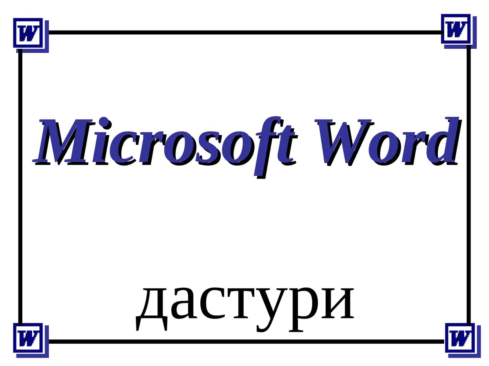 Microsoft Word
