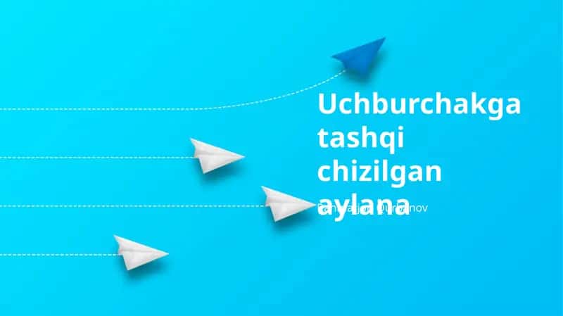 Uchburchakga tashqi chizilgan aylana