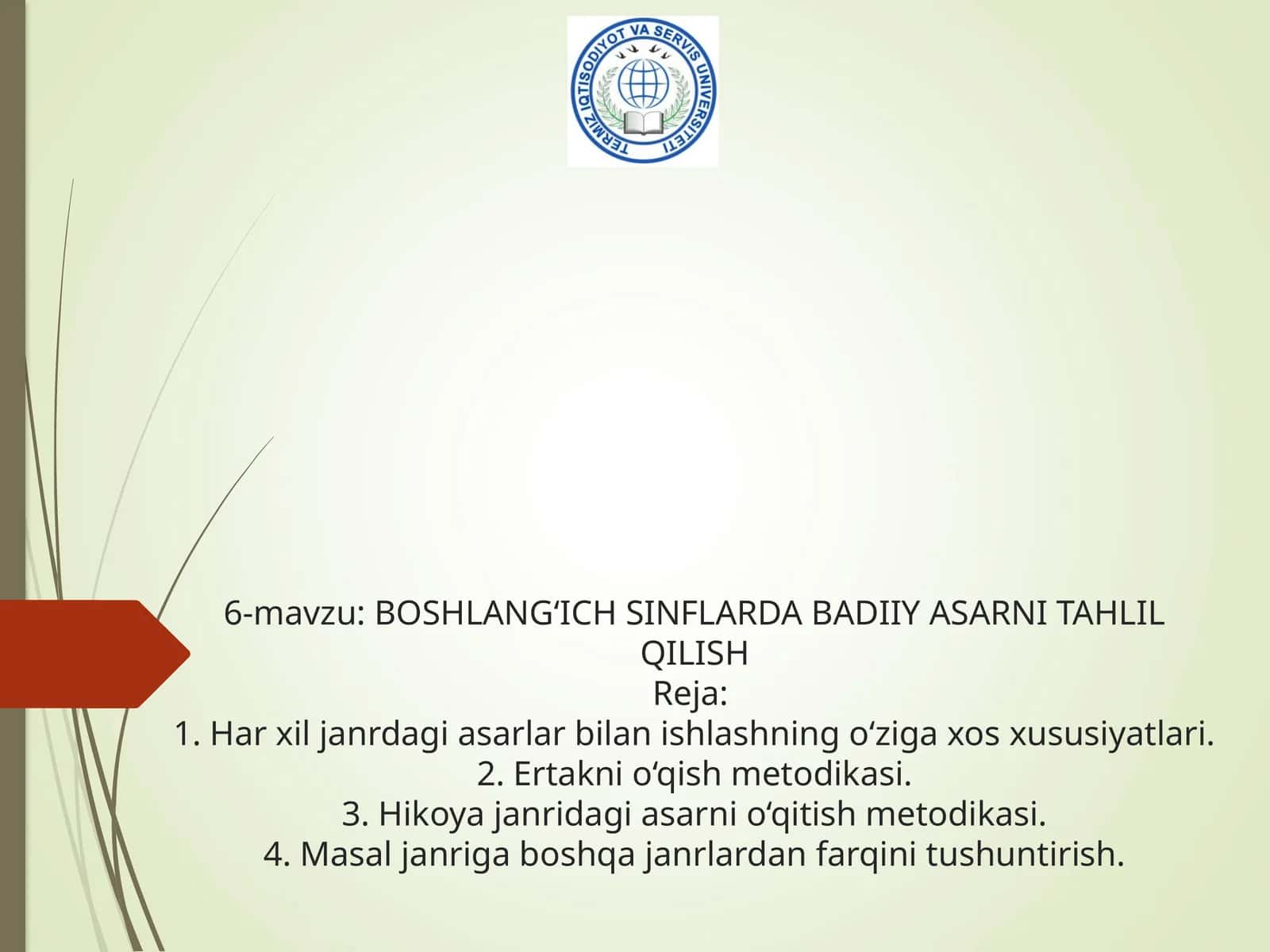 Badiiy asar ustida ishlash bosqichlari