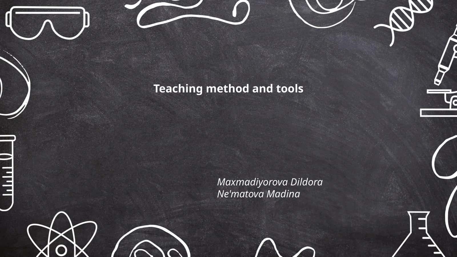 Teaching method and tools