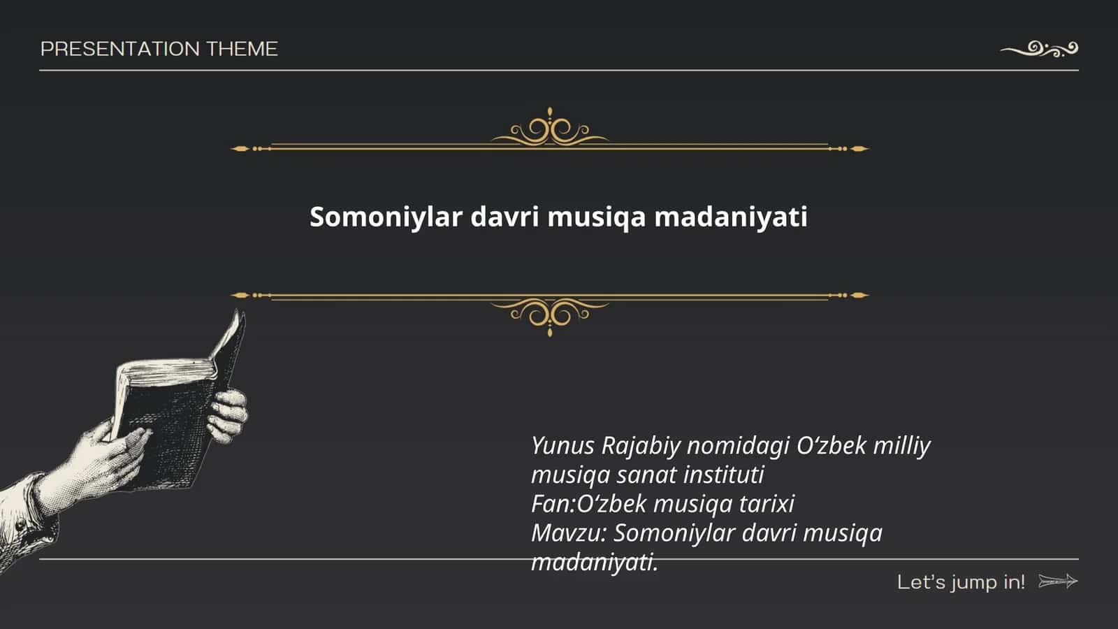 Somoniylar davri musiqa madaniyati
