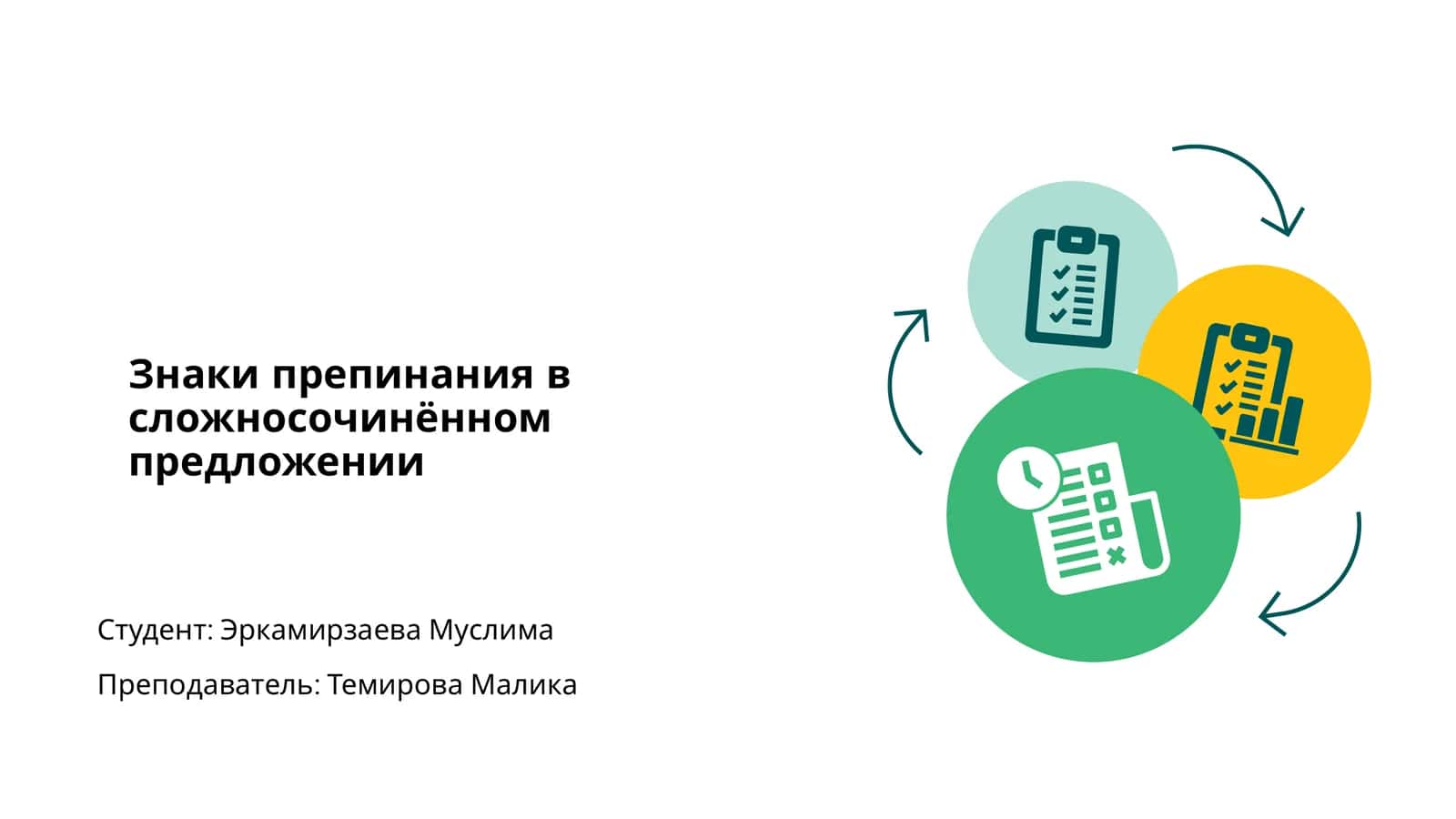 Знаки препинания в сложносочинённом предложении