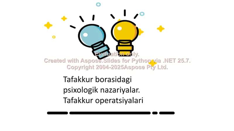 Tafakkur borasidagi psixologik nazariyalar