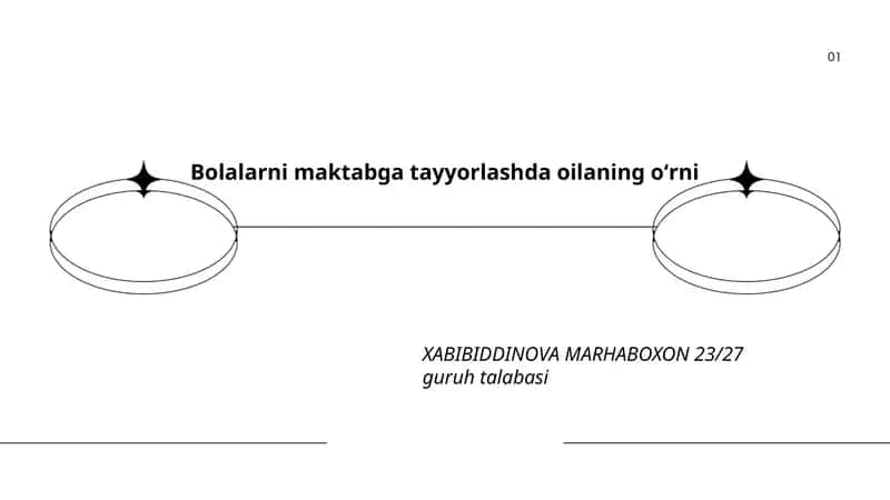 Bolalarni maktabga tayyorlashda oilaning oʻrni