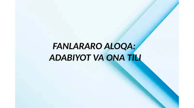 Integratsiya va uning mohiyati | FANLARARO ALOQA: ADABIYOT VA ONA TILI88