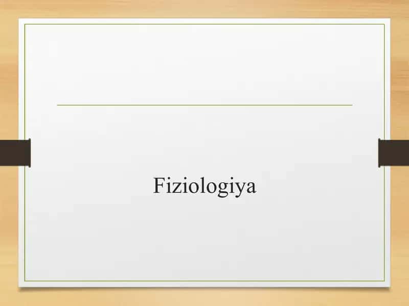 Organizimning biologik suyuqliklari. Qonning fizik va kimyoviy xossalari