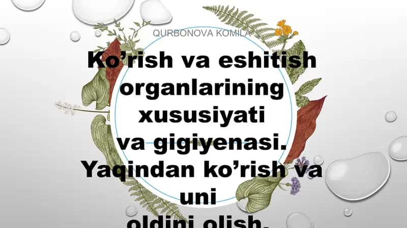 Qurbonova Komila