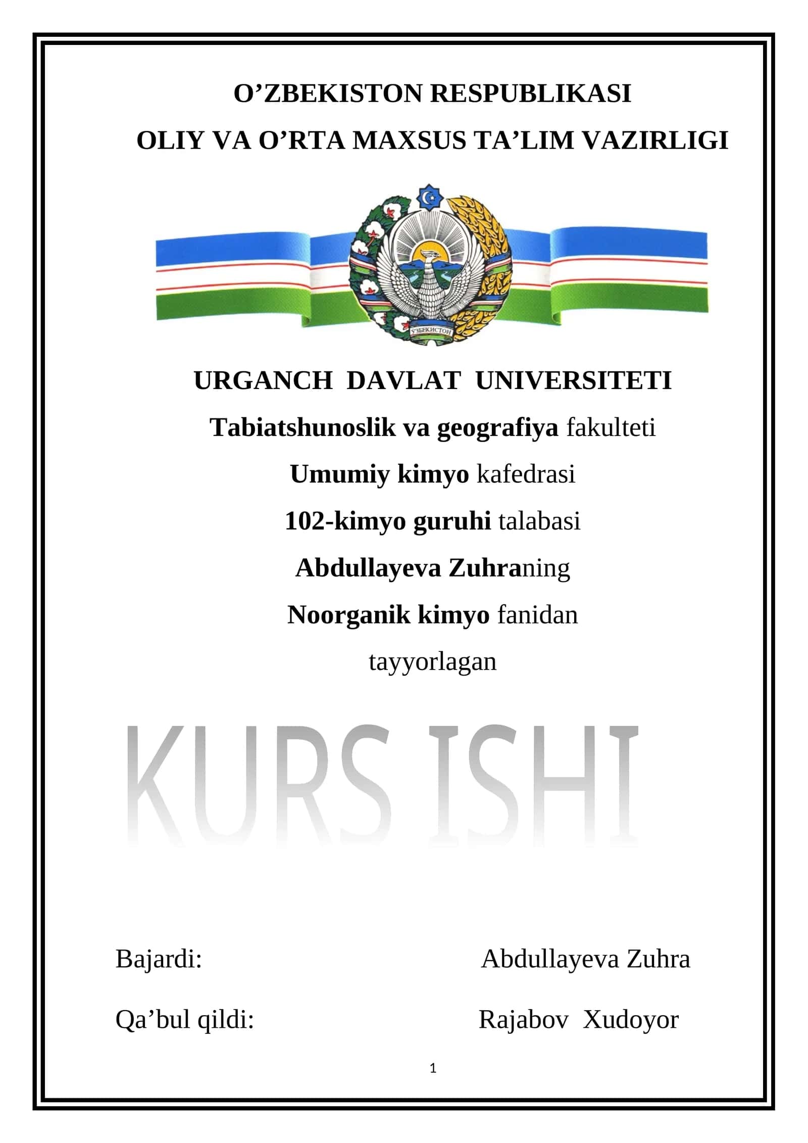 Bor angidridning olinishi va xossalari