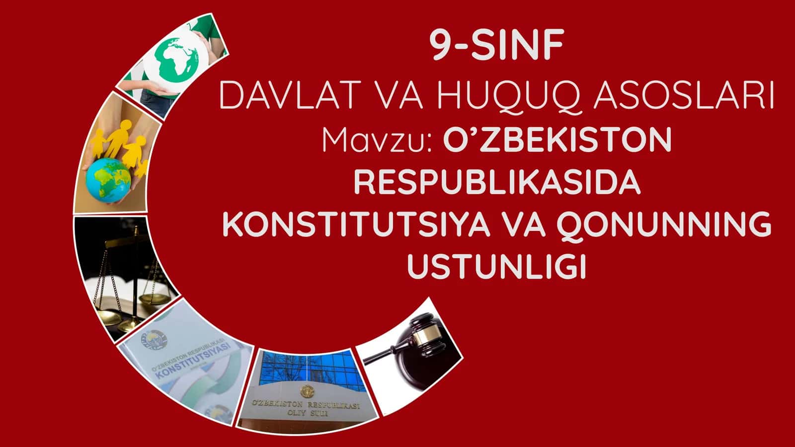 O’ZBEKISTON RESPUBLIKASIDAKONSTITUTSIYA VA QONUNNING USTUNLIGI