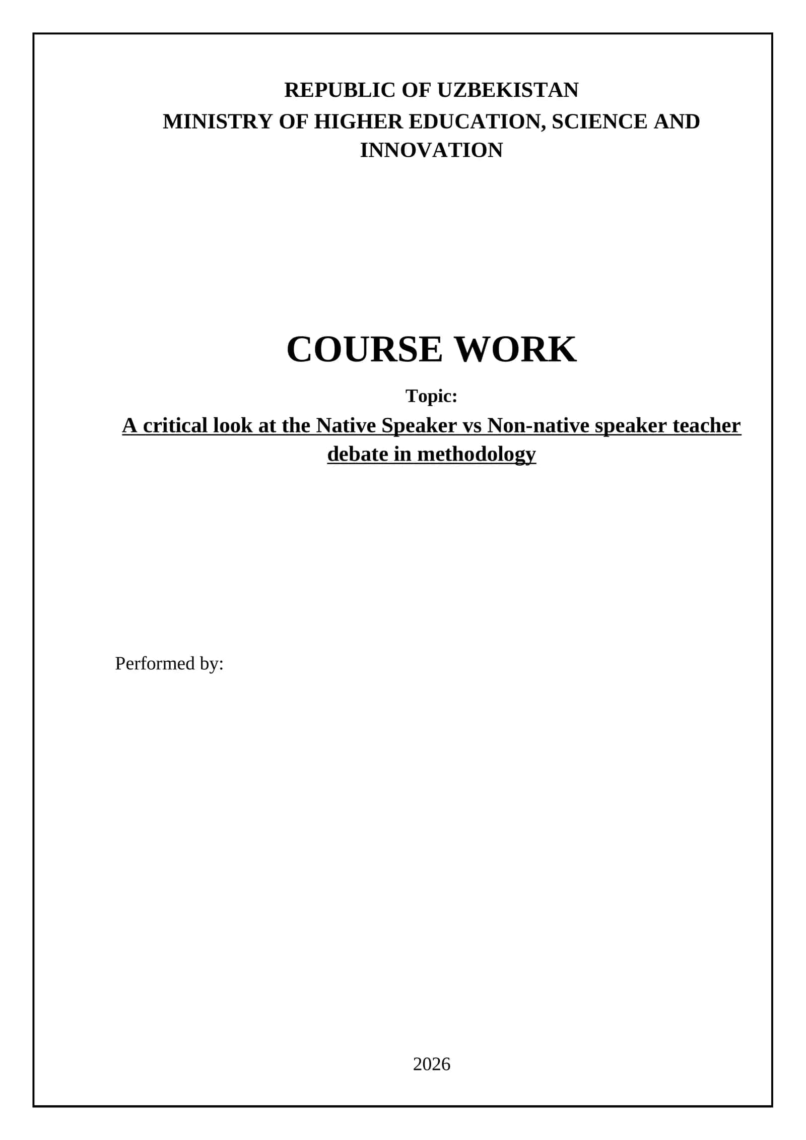 A critical look at the Native Speaker vs Non-native speaker teacher debate in methodology
