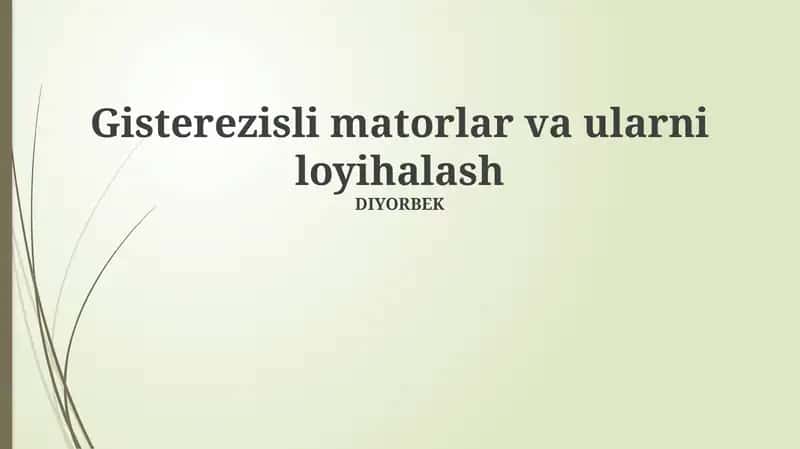 Gisterezis Motorlari
