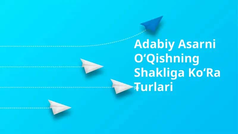 Adabiy Asarni OʻQishning Shakliga KoʻRa Turlari