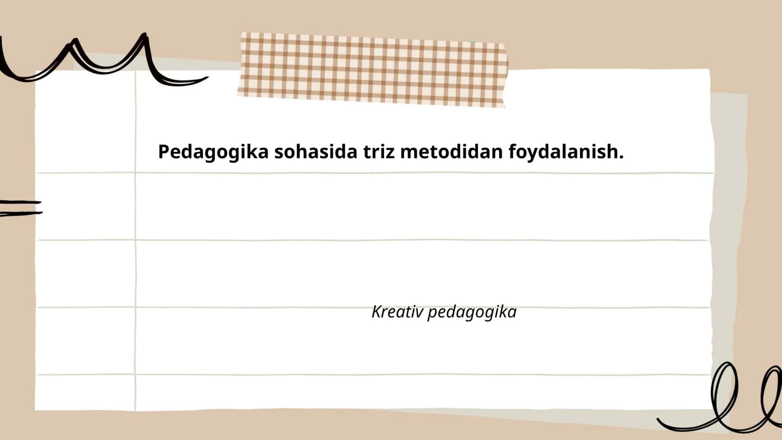 TRIZ metodidan foydalanish