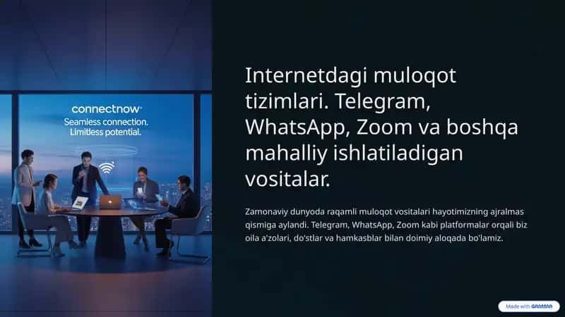 Internetdagi Muloqot Tizimlari