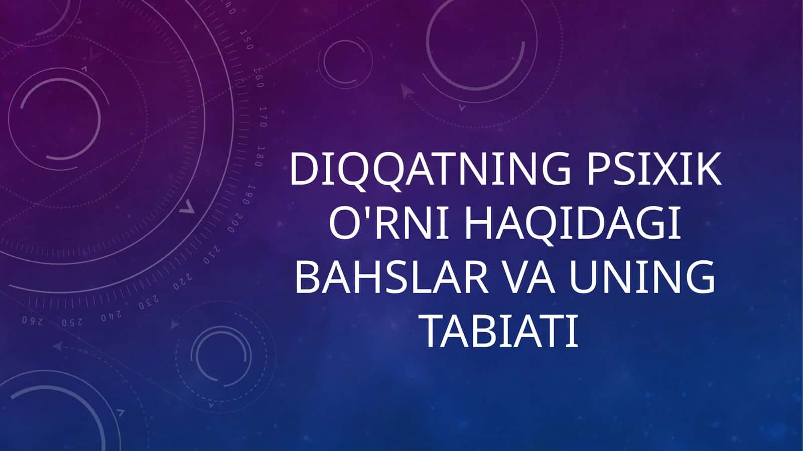 Diqqatning psixik o'rni haqidagi bahslar va uning tabiati