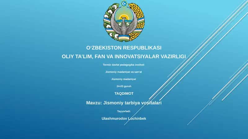 Jismoniy tarbiya vositalari