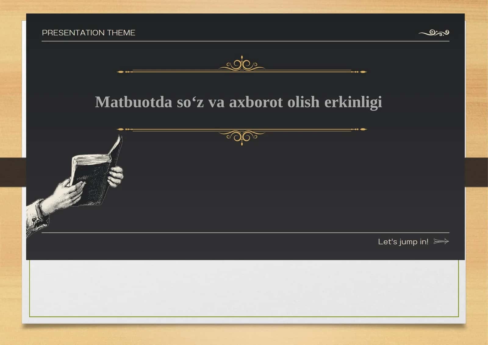 Matbuotdasoʻz va axborotolish erkinligi