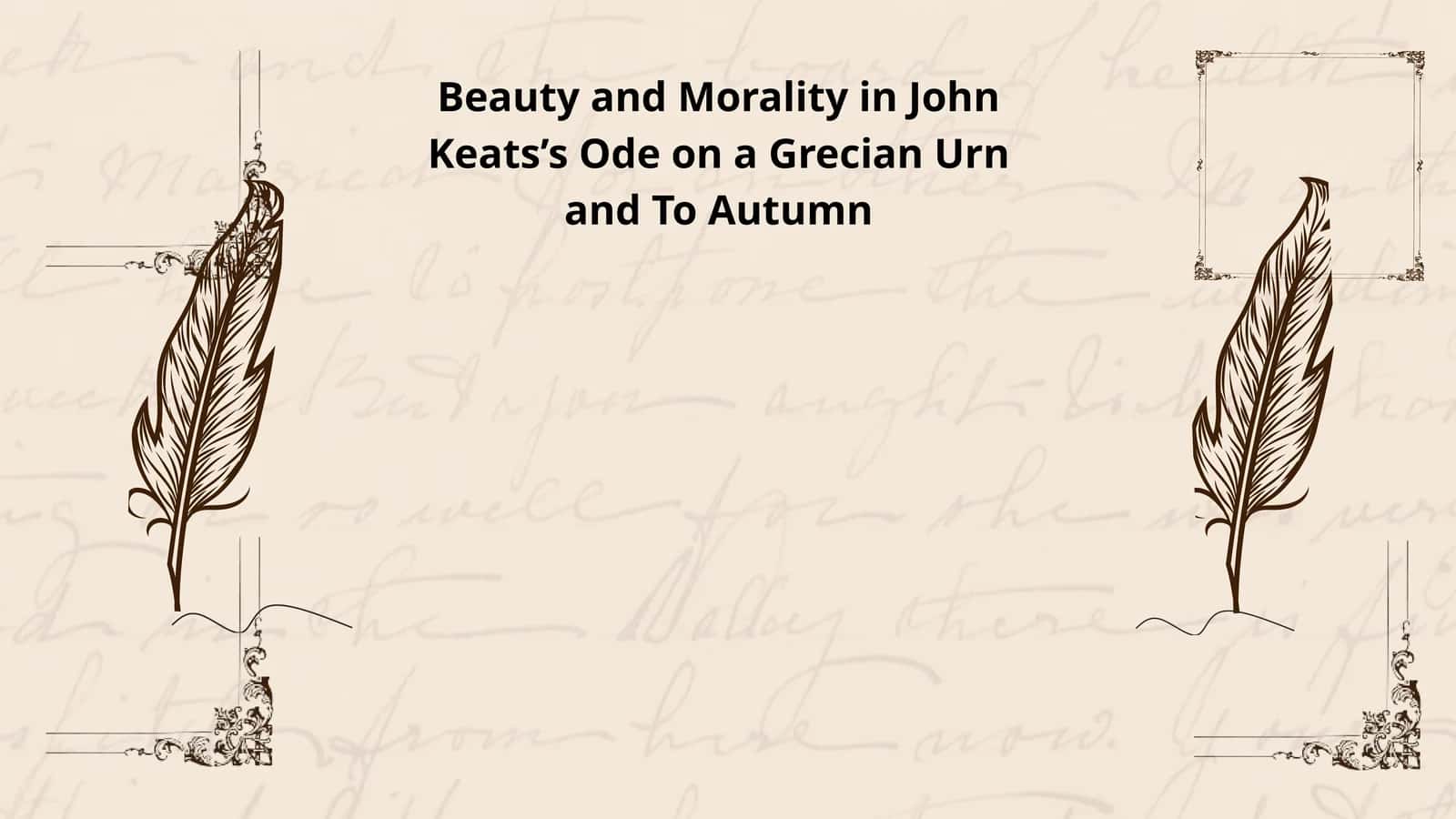 John Keats – Life and Literary Background
