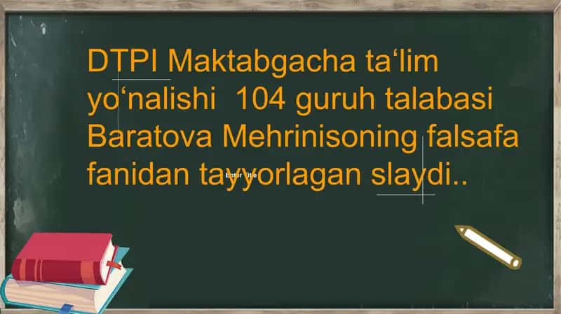 DTPIMaktabgachta ta'lim yo‘nalishi 104-guruh talabasi