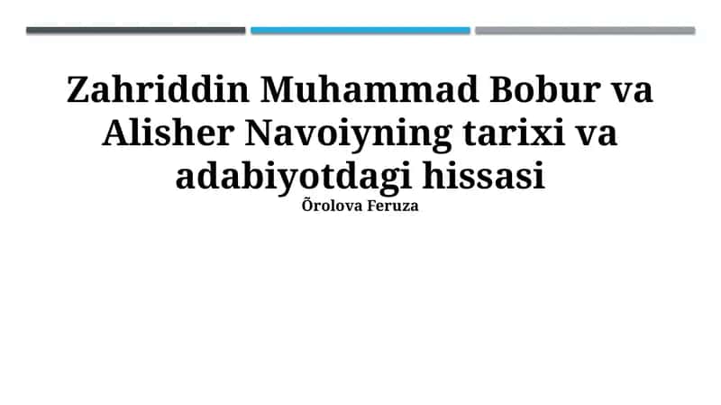 Boburning harbiy yutuqlari
