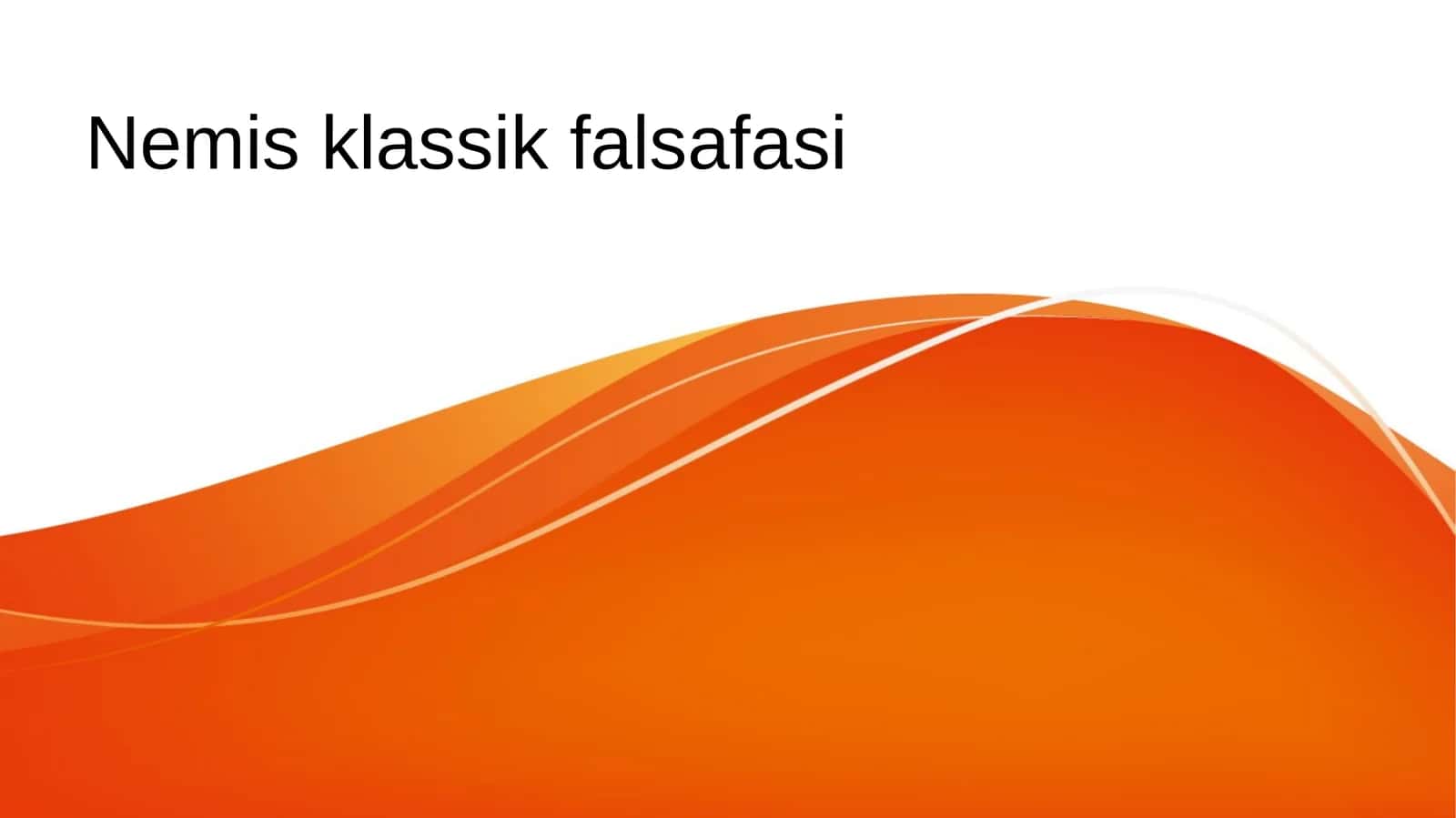 Nemis klassik falsafasi KRASVORD