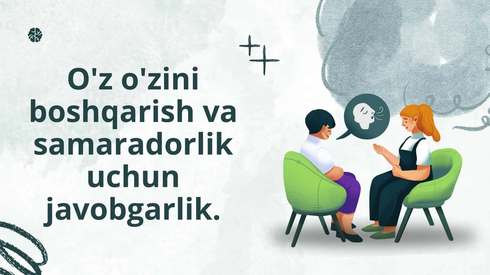 O'z-o'zini boshqarish va samaradorlik uchun javobgarlik