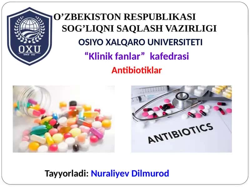Antibiotiklar
