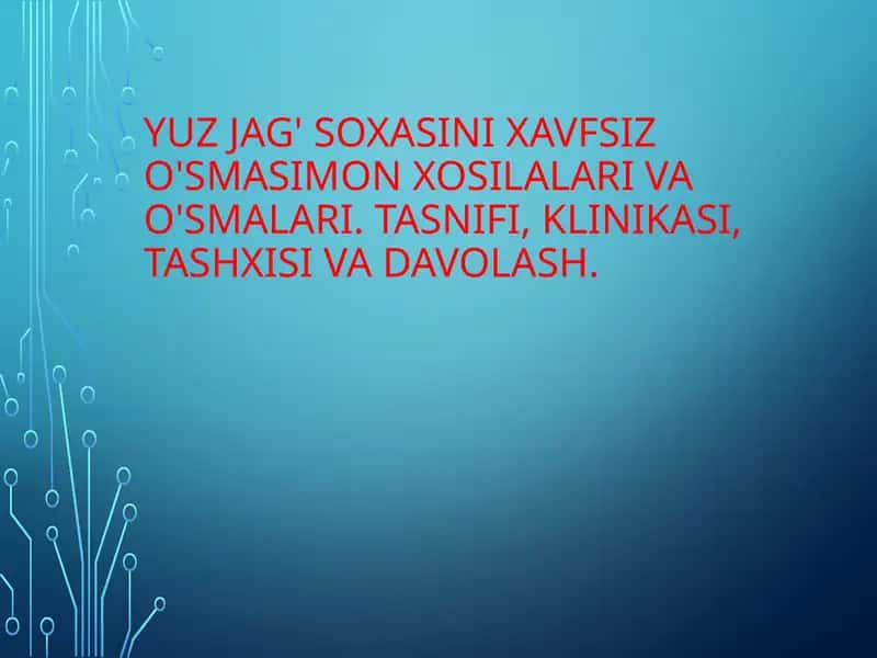 Maksillofasiyal jarrohlik