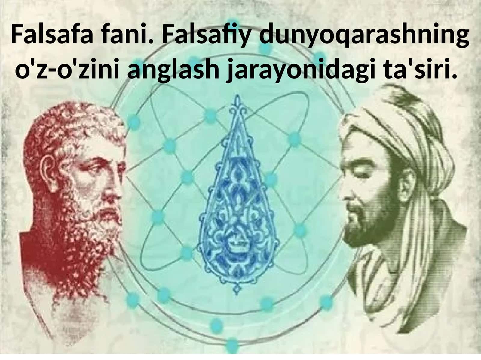 Falsafa fani. Falsafiy dunyoqarashning o'z-o'zini anglash jarayonidagi ta'siri