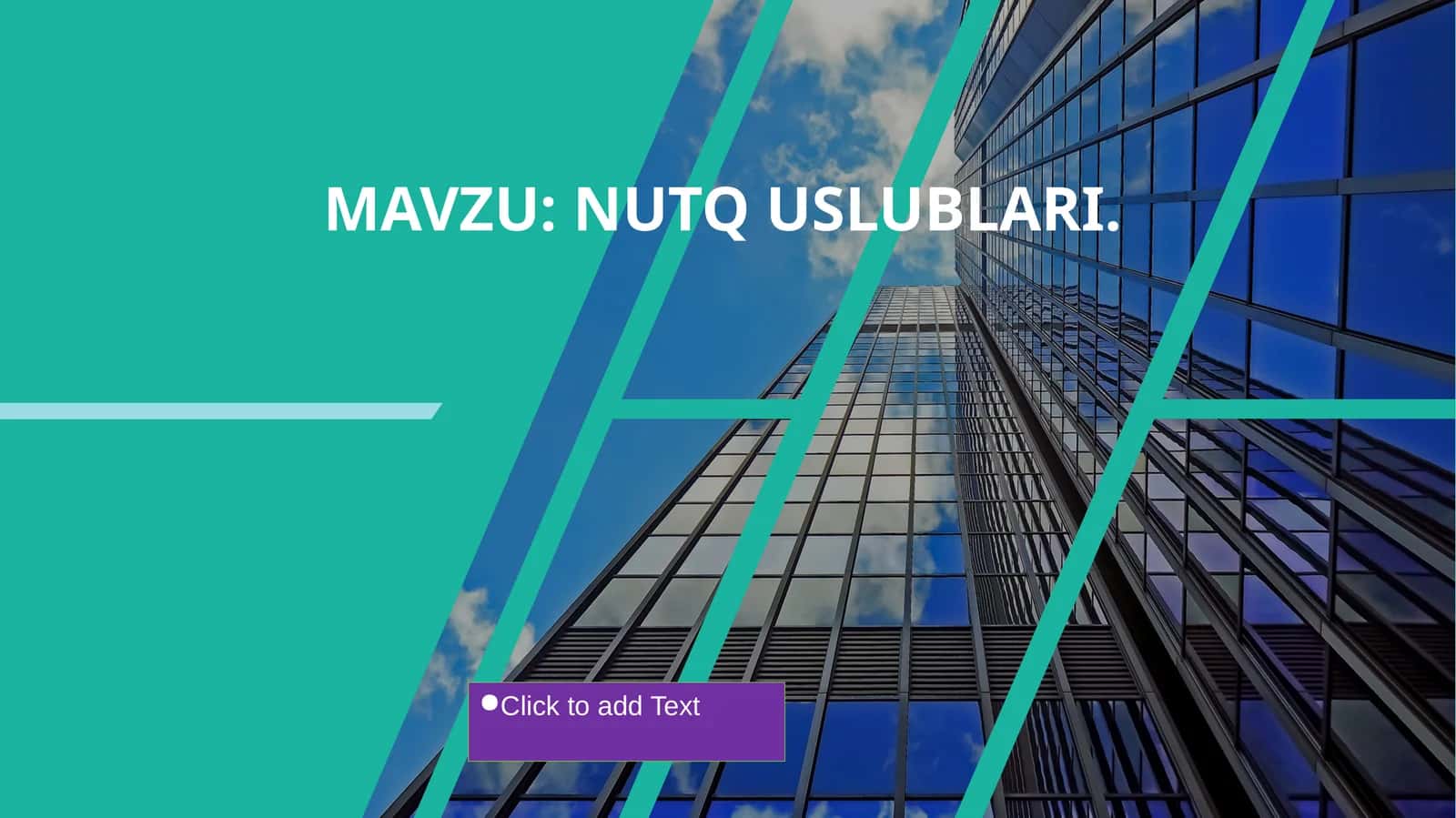 Nutq Uslublari