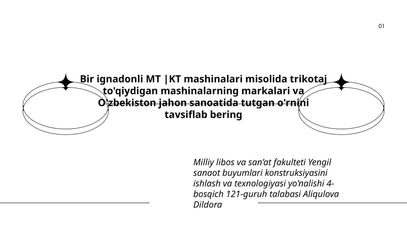 Trikotaj to'qiydigan mashinalar
