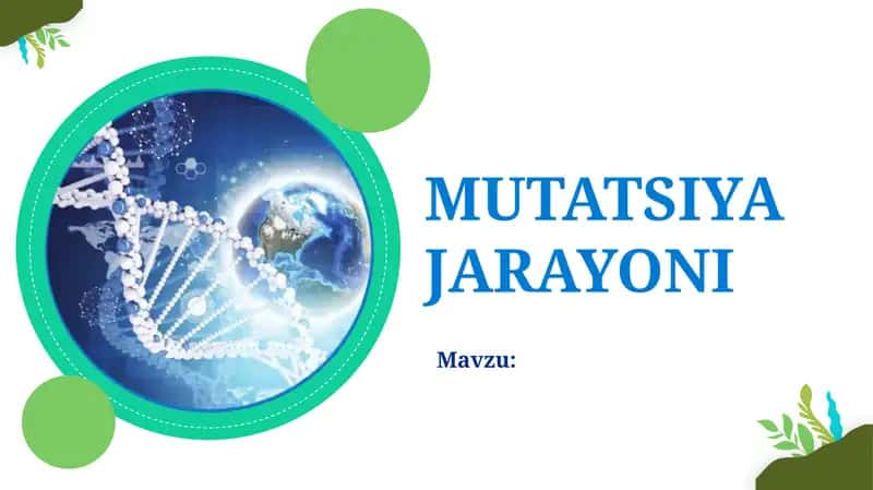 Mutatsiya jarayoni