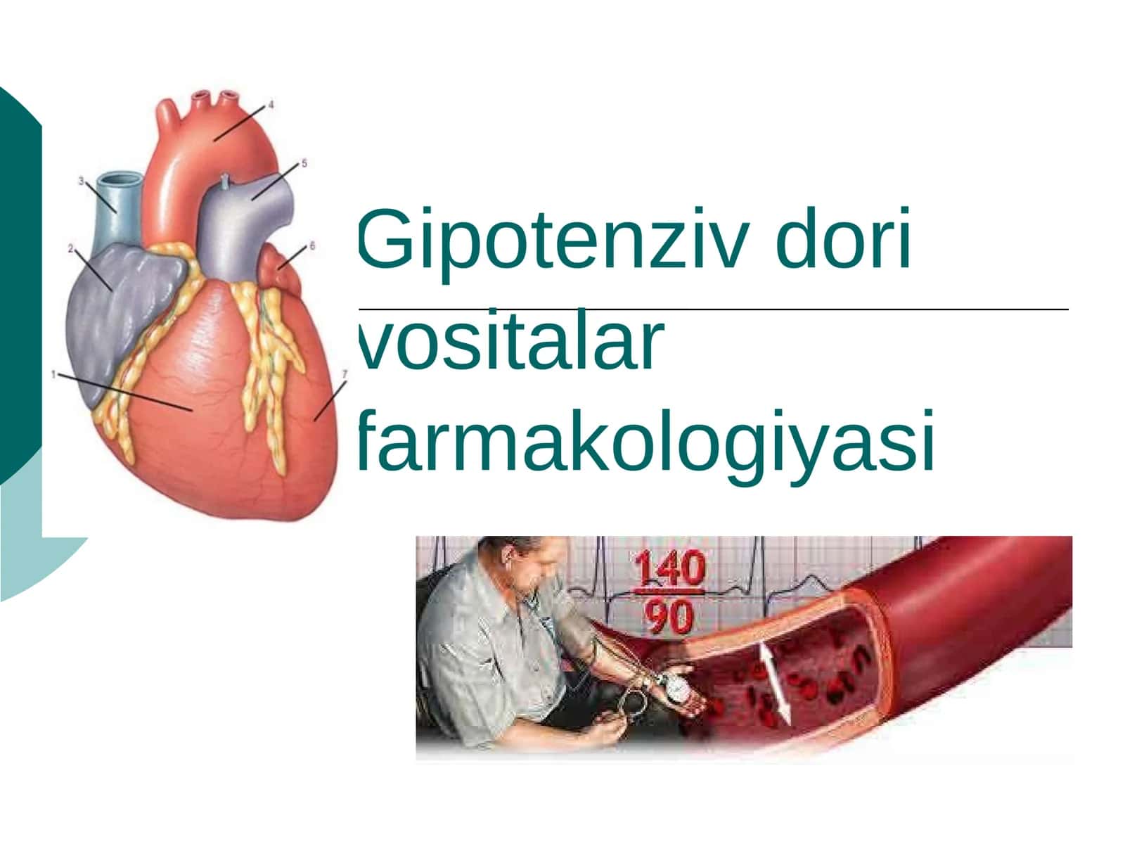 Gipotenziv dori vositalar farmakologiyasi