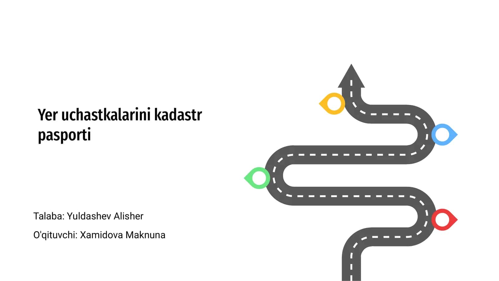 Yer uchastkalarining kadastr pasporti