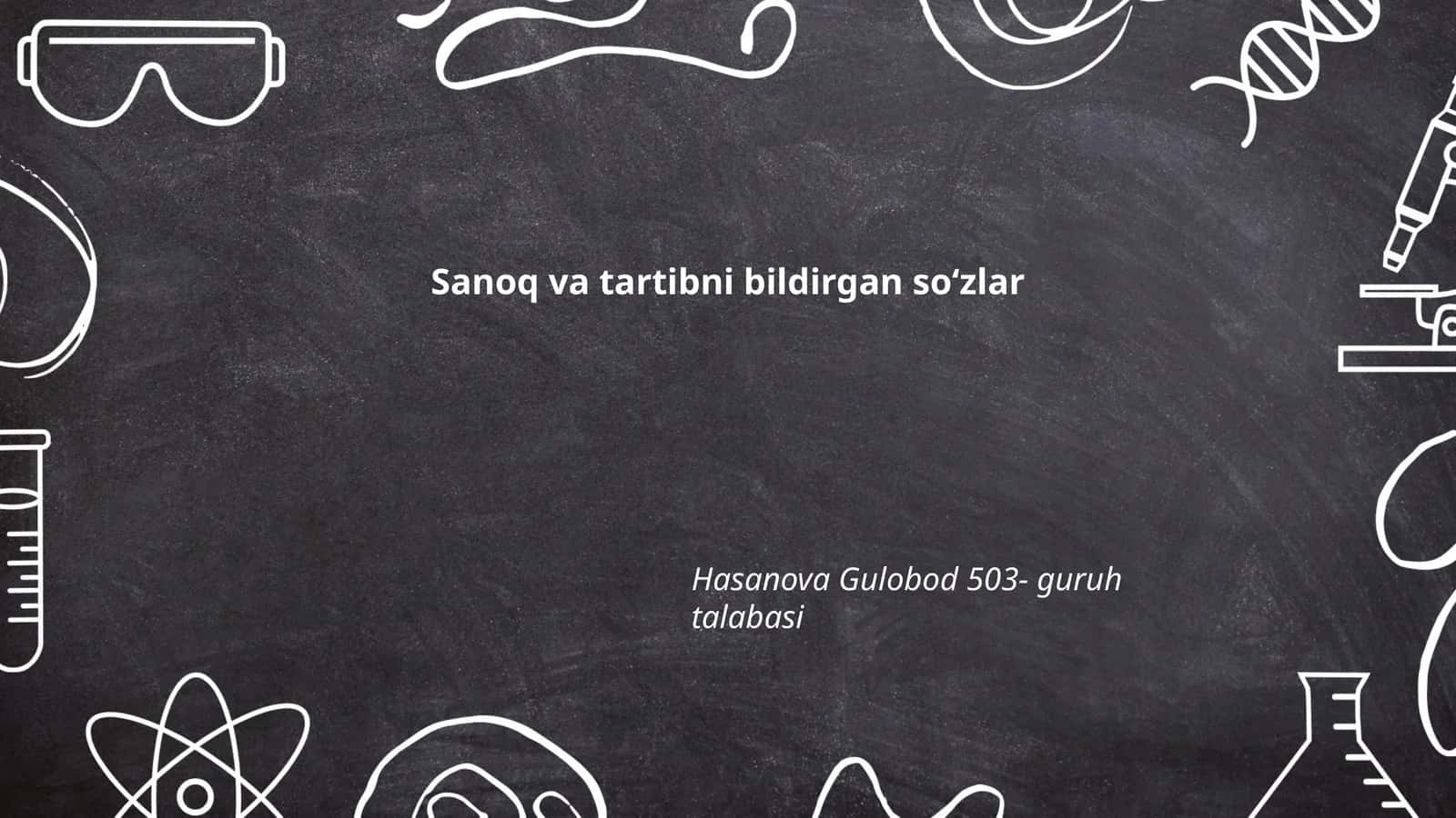 Asosiy (kardinal) sanoq sonlari
