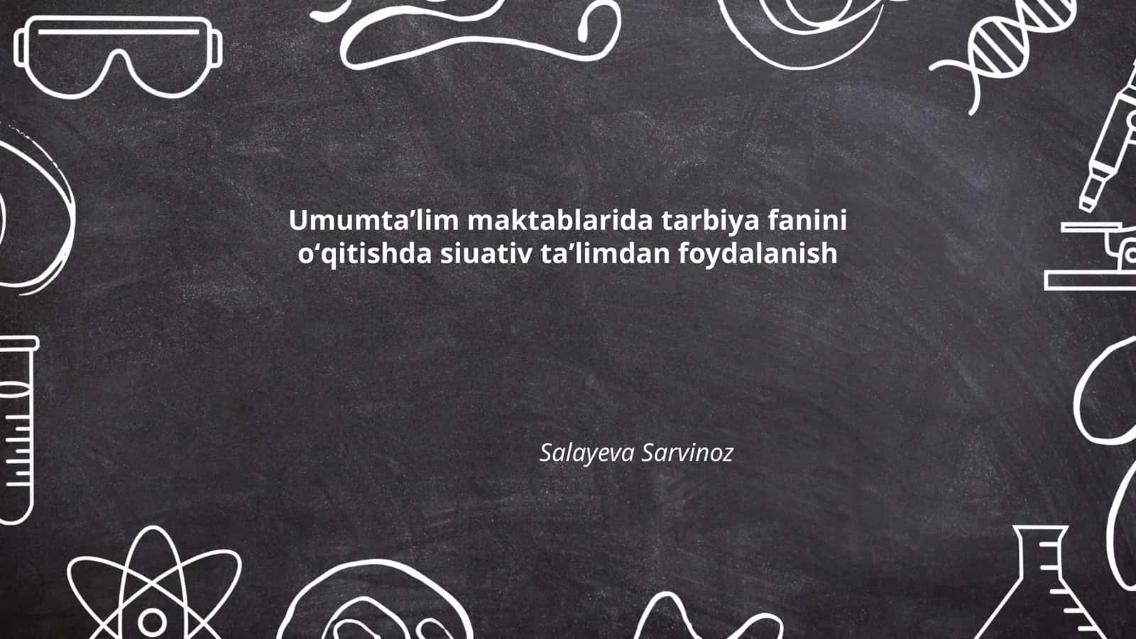 Situativ ta'limning asoslari