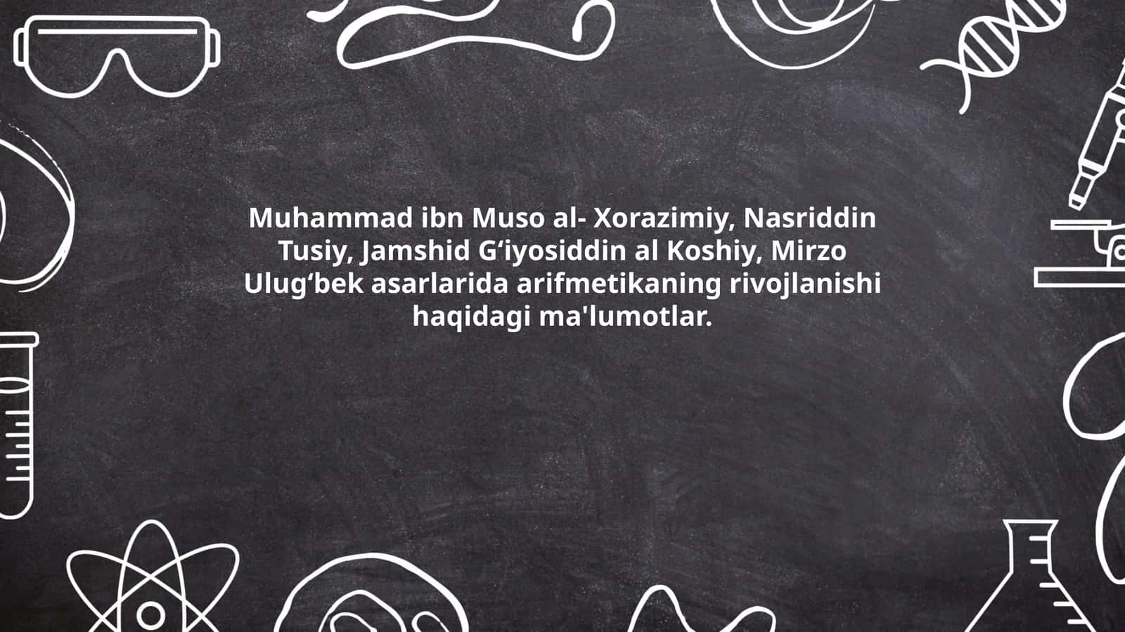 Elementar matematik tasavvurlarini shakllantirish