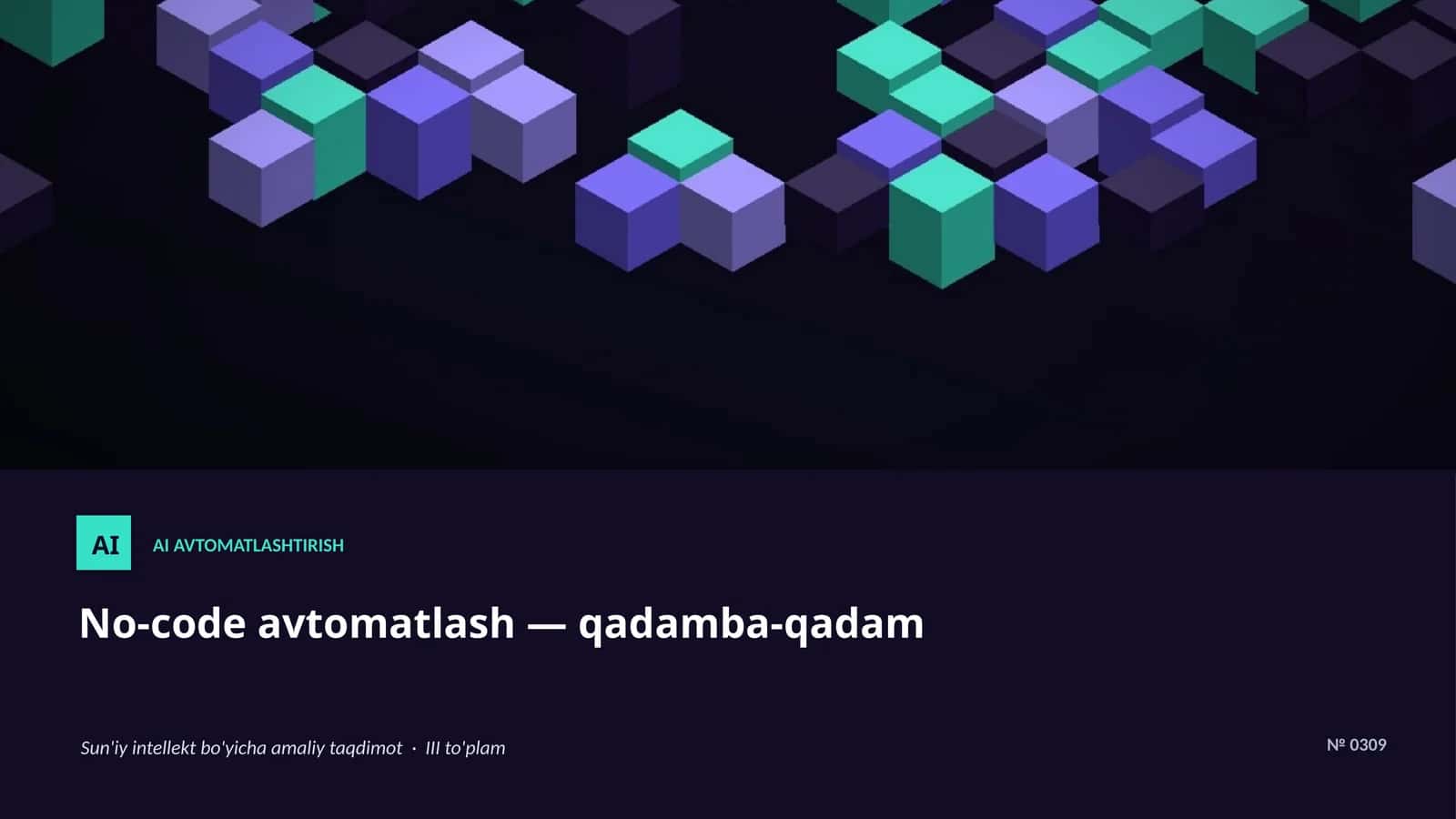 AI AVTOMATLASHTIRISH