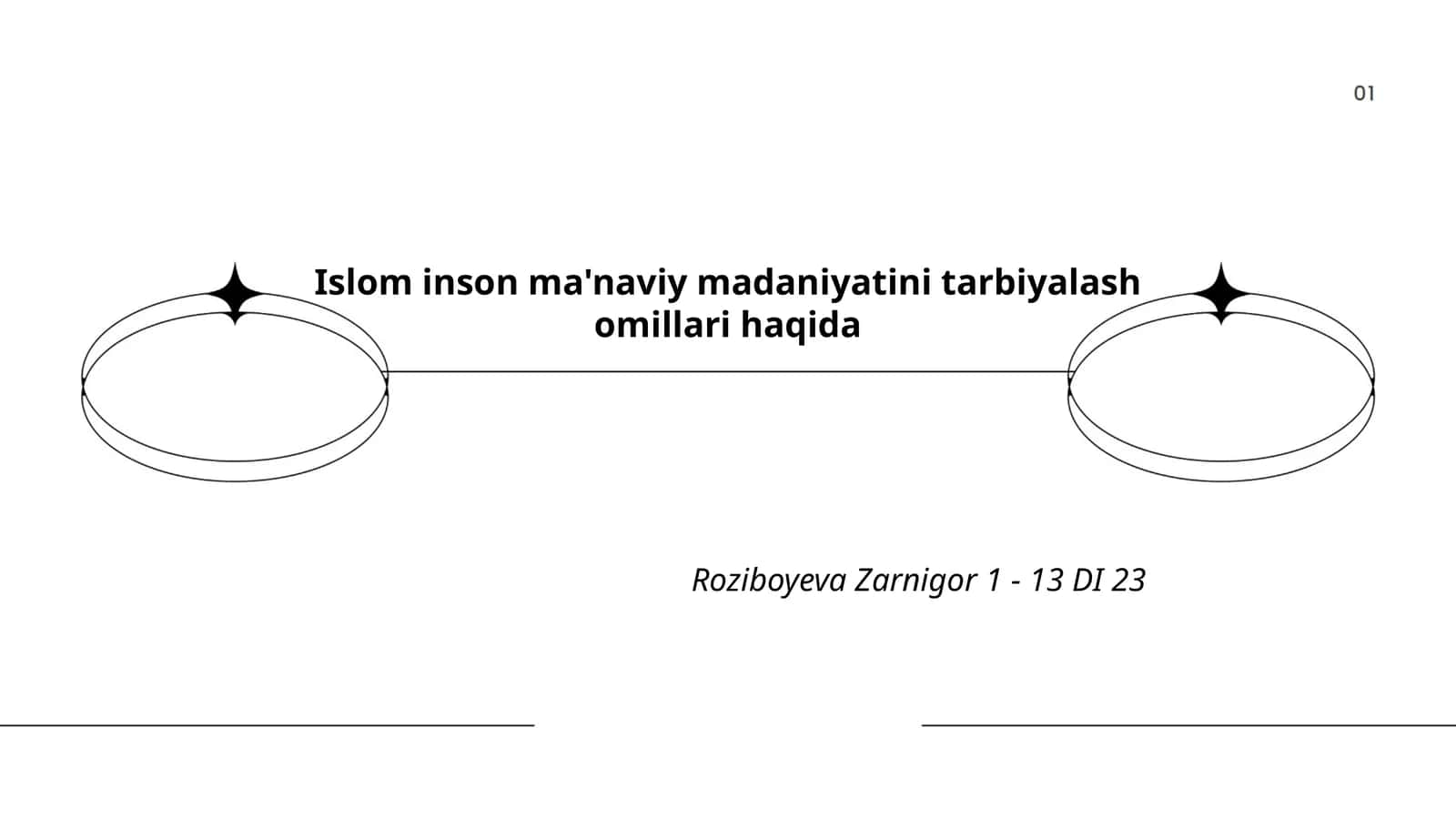 Islom inson ma'naviy madaniyatini tarbiyalash omillari haqida