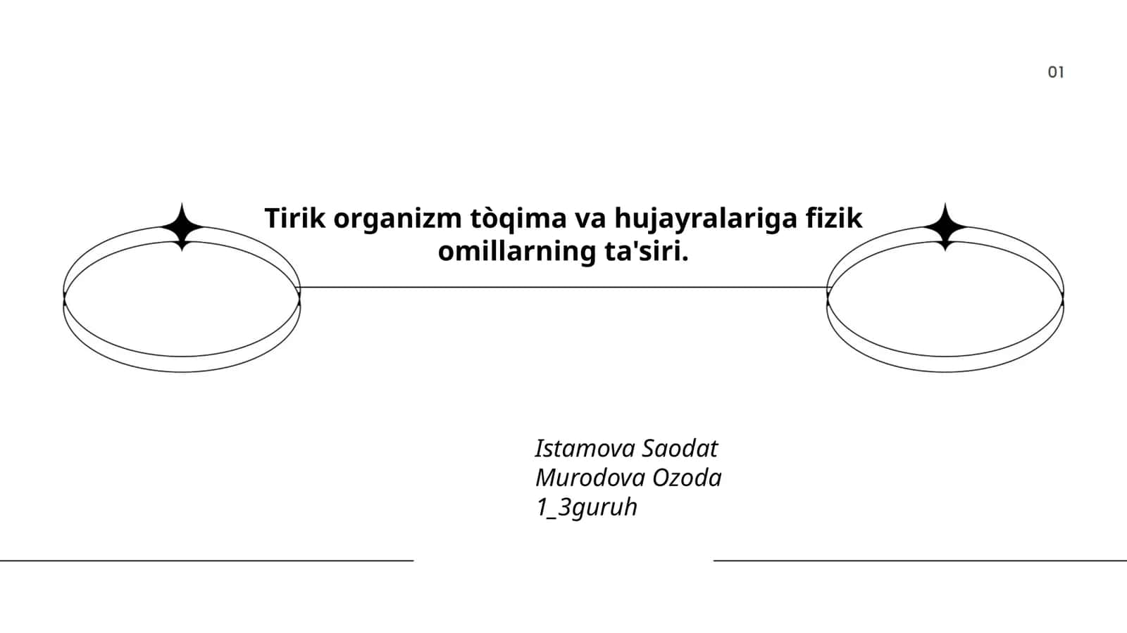 Tirik organizm tòqima va hujayralariga fizik omillarning ta'siri